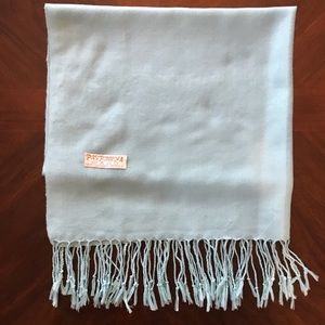 Robins egg blue Pashmina scarf